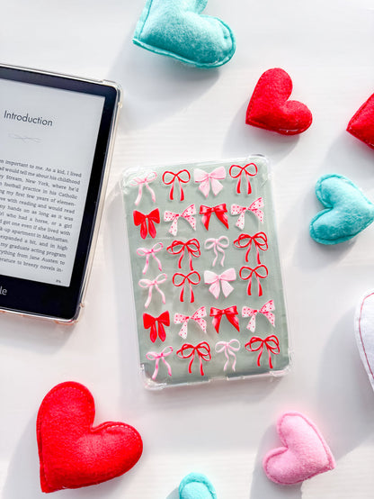 Textured Bows Kindle Paperwhite Case – Coquette E-Reader Cover