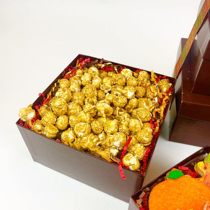 box with caramel