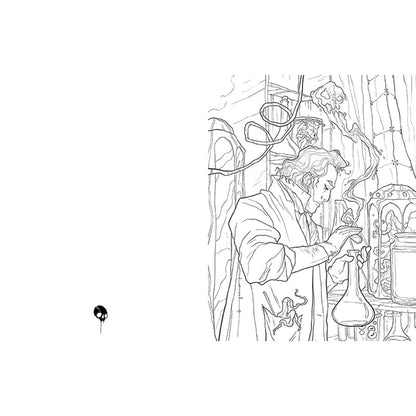 The Art of Horror Coloring Book