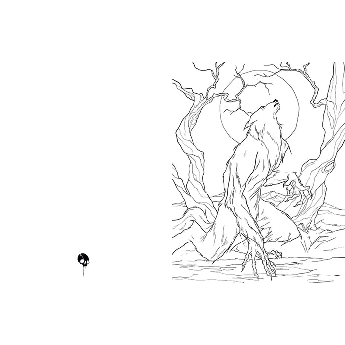The Art of Horror Coloring Book