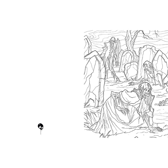 The Art of Horror Coloring Book