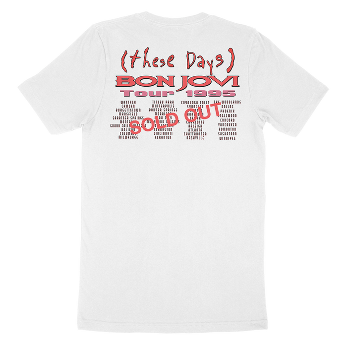 These Days 1995 Tour T-Shirt Back