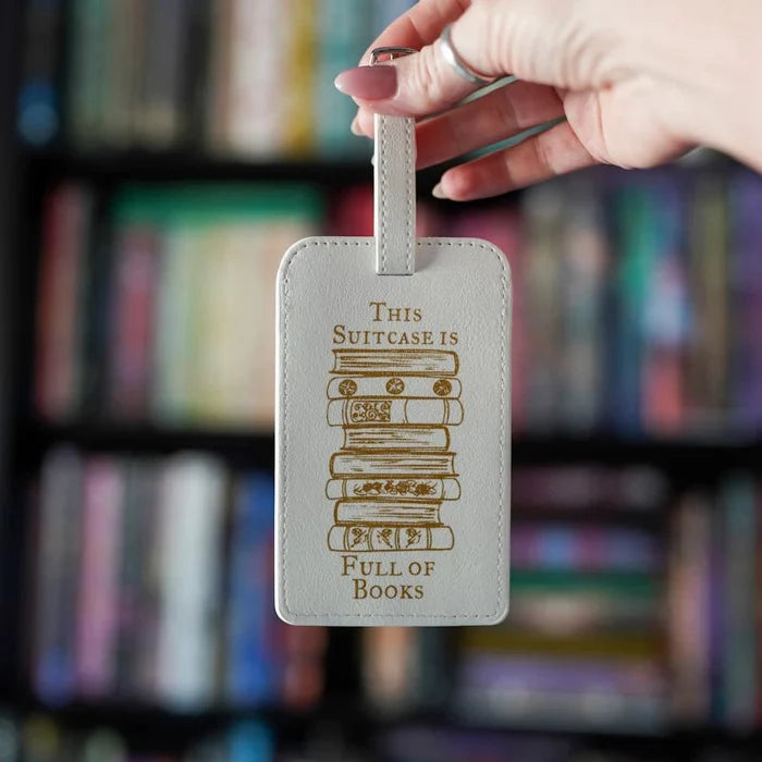 This Suitcase is Full of Books Luggage Tag