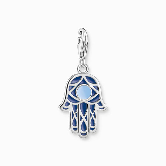Thomas Sabo Charm-Anhänger blaue Fatima´s Hand Silber - 2020-007-1