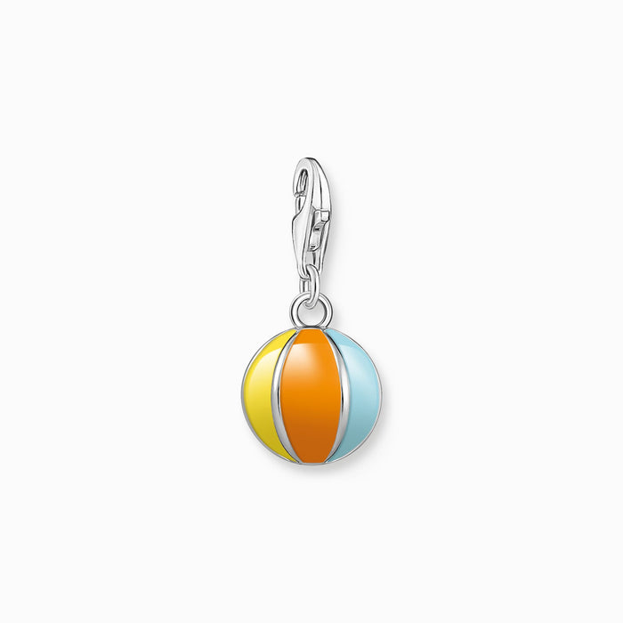 Thomas Sabo Charm-Anhänger bunter Wasserball Silber - 2004-041-7