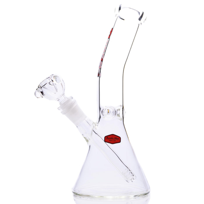 Thunder Glass Bent Neck Beaker Bong Side