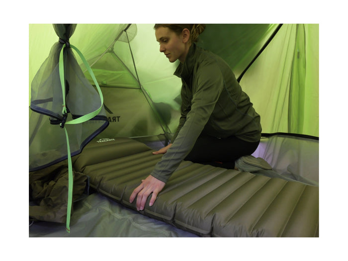 Trailmate Insulux Sleeping Mat Olive R-Value 5 With Pillow
