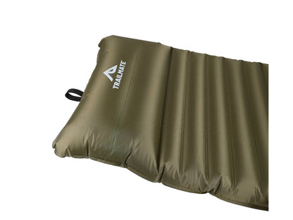 Trailmate Insulux Sleeping Mat Olive R-Value 5 With Pillow