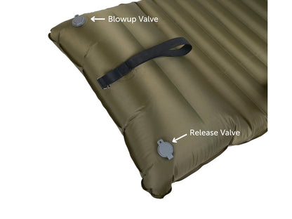 Trailmate Insulux Sleeping Mat Olive R-Value 5 With Pillow