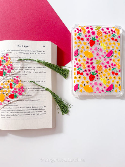Tutti Frutti Sunshine Kindle Case and/or Bookmark [Combined Listing]