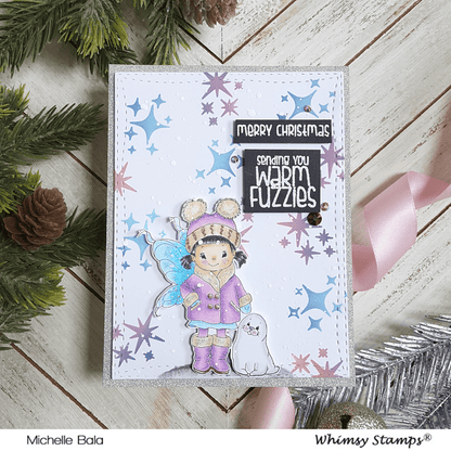 Twinkle Cluster Stencil - Whimsy Stamps