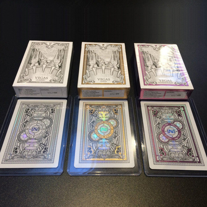 Ultraviolet - Vegas Diffractor Playing Cards by VXD Gaming