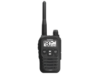 Uniden UH825-2TP UHF Handheld Radio 80 Channels 2W Output Twin Pack