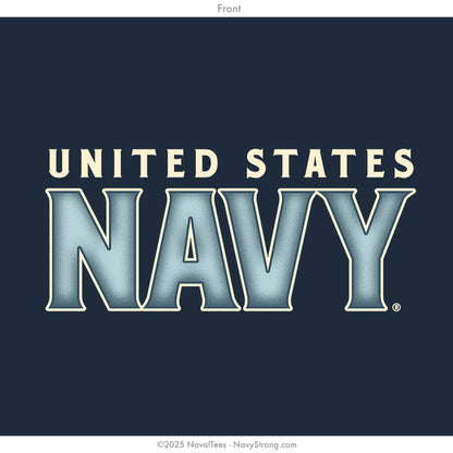 "USN Pinup" Zippered Hoodie | Navy