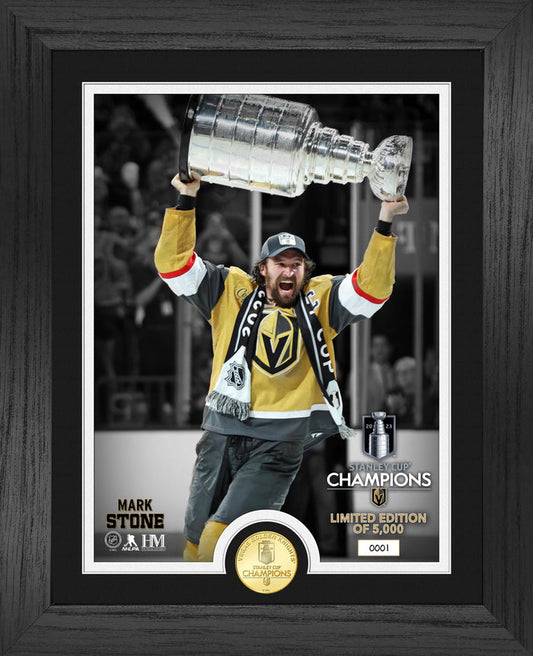Vegas Golden Knights 2023 Stanley Cup Champions Framed Captain Mark Stone Photo - Vegas Team Store