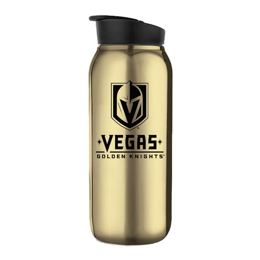 Vegas Golden Knights Reflective Gold Water Bottle - Vegas Team Store