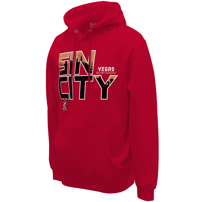 Vegas Golden Knights Sin City Hideaway Hood - RED / SM