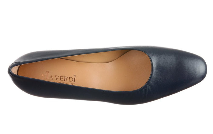 Via Fancy Navy - Crispins Shoes