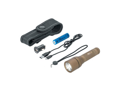 Walther PL71R Rechargeable Torch 2000 Lumens - Tan