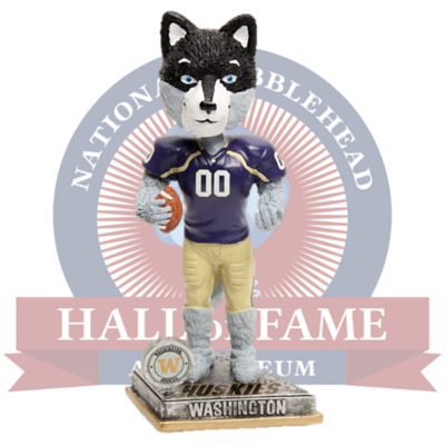 Washington Huskies Harry the Husky Mascot Bobblehead - National Bobblehead HOF Store