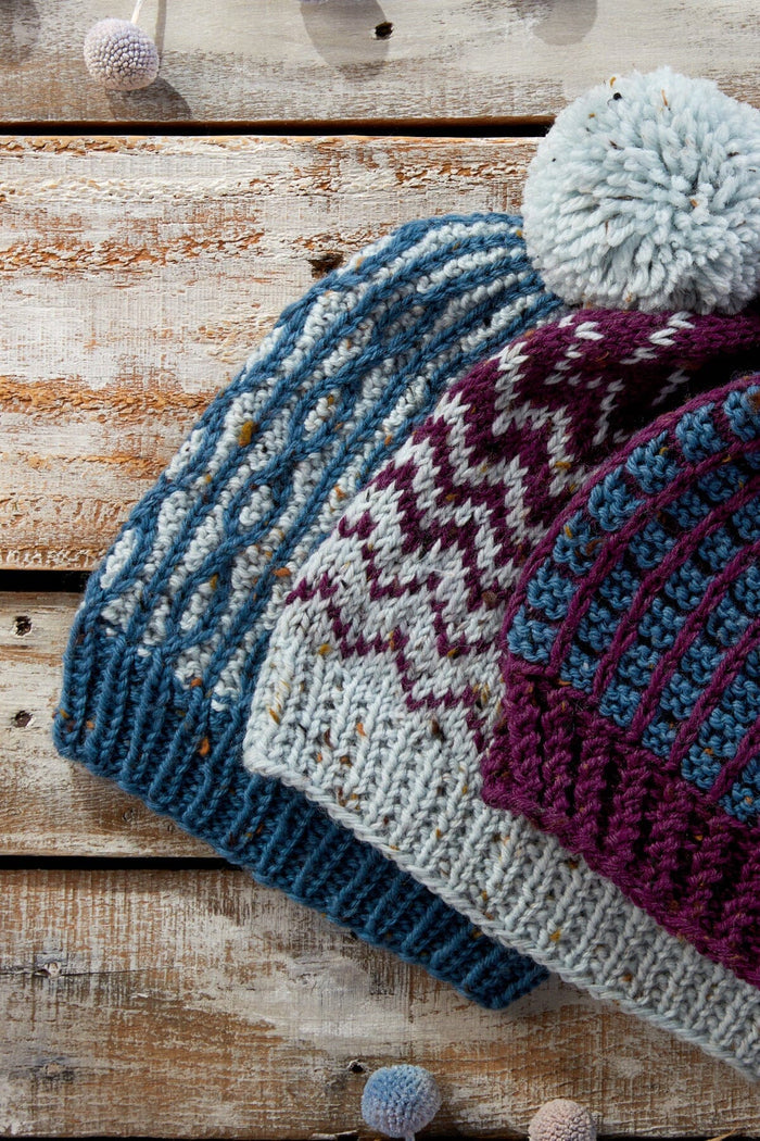 We Three Hats Pattern Universal Yarn