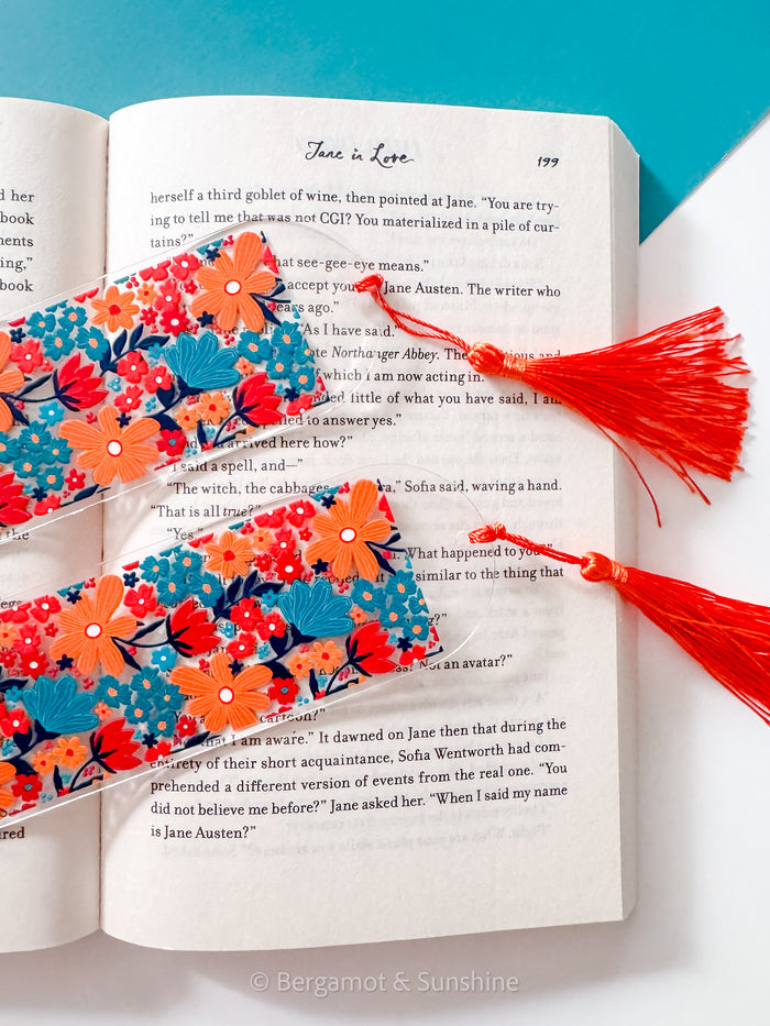 Wildflower Bloom Kindle Case  and/or Bookmark [Combined Listing] – Floral E-Reader Cover