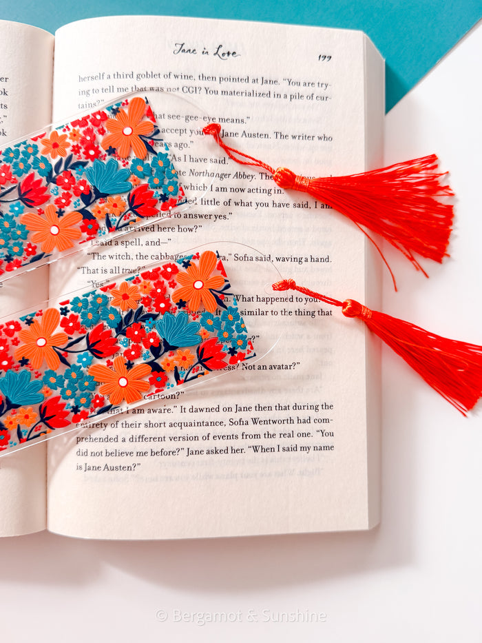 Wildflower Bloom Kindle Case  and/or Bookmark [Combined Listing] – Floral E-Reader Cover
