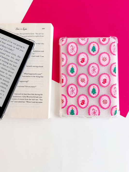 Winter Coquette Holographic Kindle Case