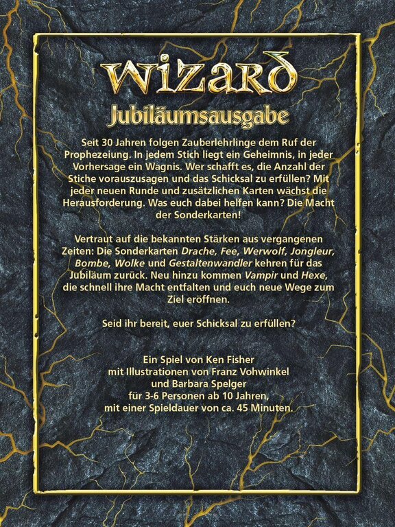 Wizard 30-Jahre Edition - Der Stich-Klassiker in der Sonderausgabe