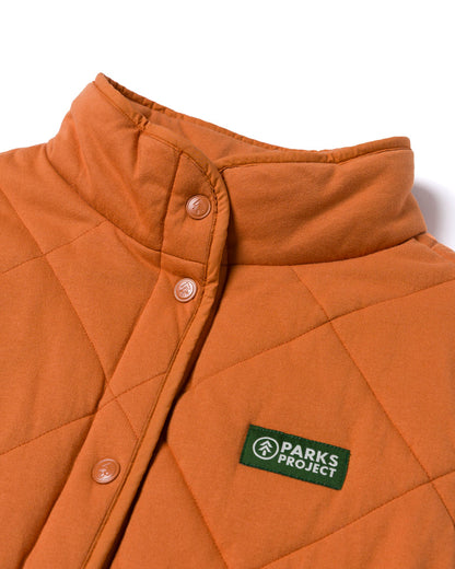 Shop Women's Nature's Magic Puffer Vest Inspired by National Parks | sun-baked